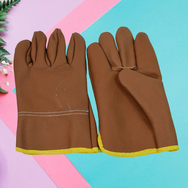 Gloves Gardening Gloves for Men Women Leather Gloves Heavy Duty Gloves (1 Pair) - Garden Tools