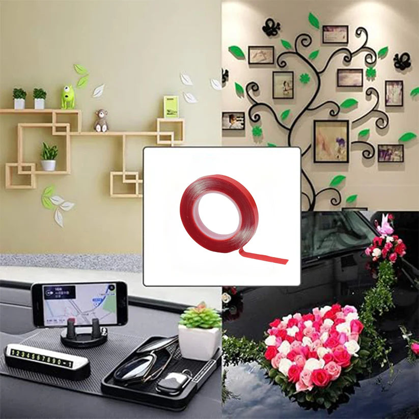 Heavy Duty Transparent Acrylic Foam Mounting Tape (3 Mtr Approx / 1 Pc) - Bestselling Products