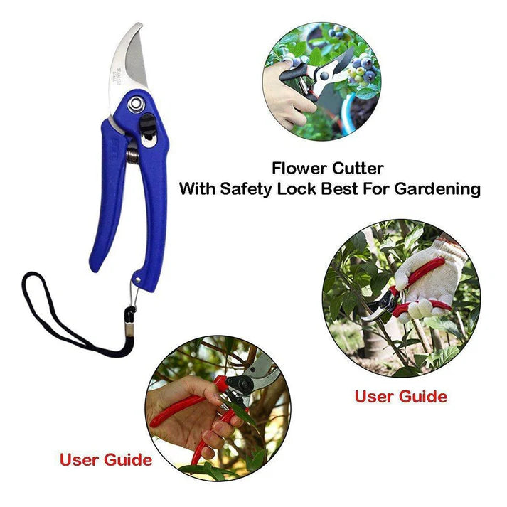 Garden Shears Pruners Scissor for Cutting Branches, Flowers, Leaves, Pruning Seeds - Garden Tools