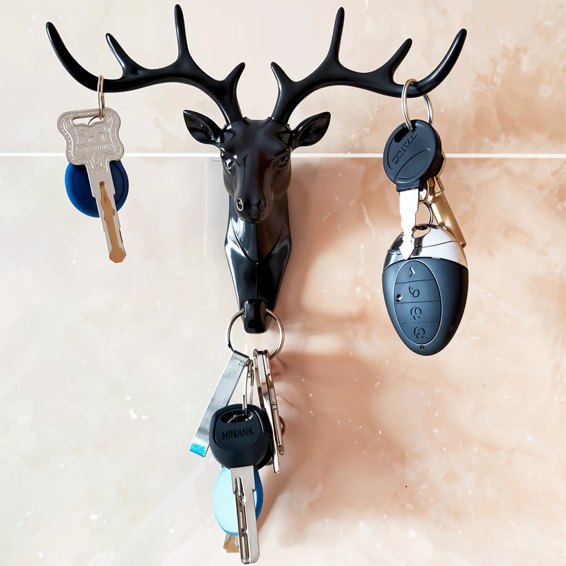 Deer Head Self Adhesive Wall Door Hook Hanger - Bestselling Products