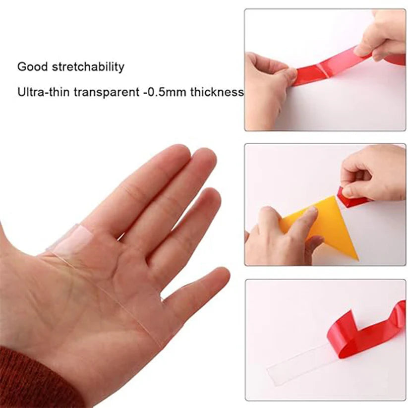 Heavy Duty Transparent Acrylic Foam Mounting Tape (3 Mtr Approx / 1 Pc) - Bestselling Products