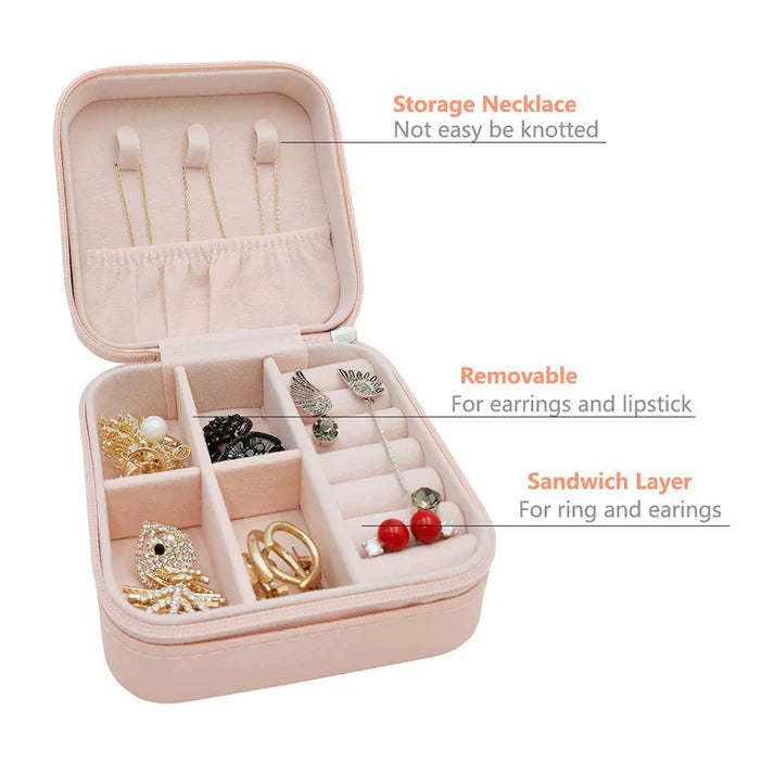 Mini PU Leather jewellery Box for Travel & Storage  - Bestselling Products
