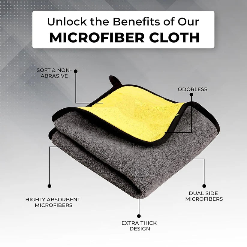 Premium Microfiber Cleaning Cloth, Towel (40x30 cm / 1 Pc)  - Bestselling Products