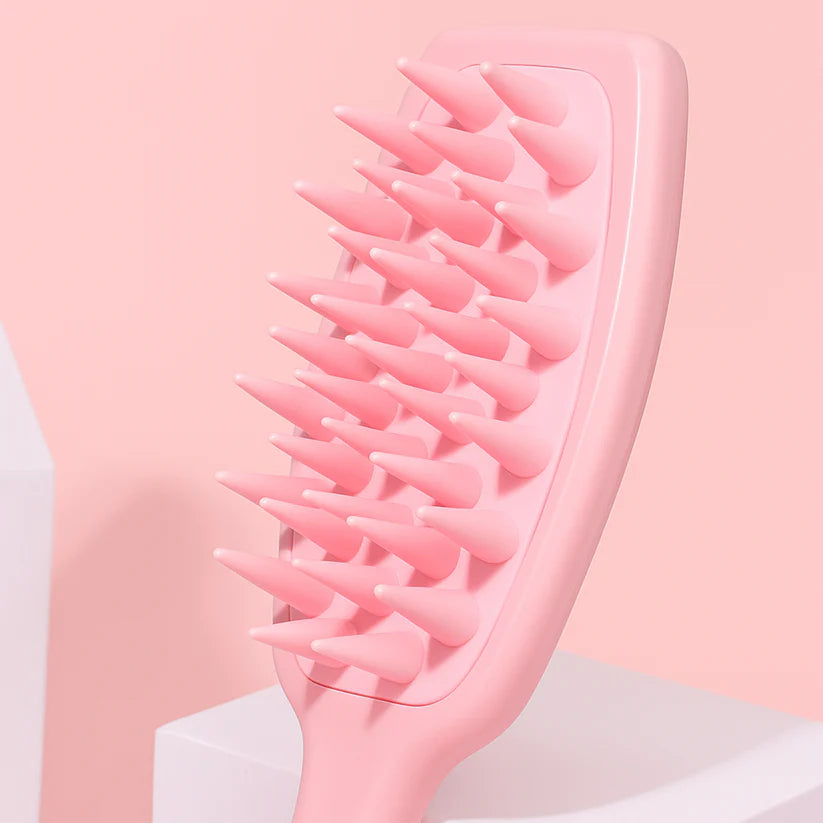 Multipurpose Silicone Scalp Massager Shampoo Brush (1 Pc)  - Bestselling Products