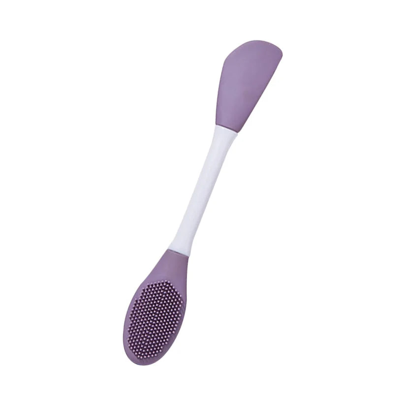 Double-Headed Silicone Mask Brush – Facial Cleansing & Mask Application Tool (1 Pc) - Bestselling Products