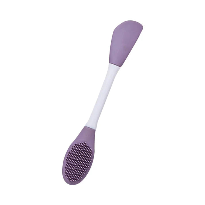Double-Headed Silicone Mask Brush – Facial Cleansing & Mask Application Tool (1 Pc) - Bestselling Products