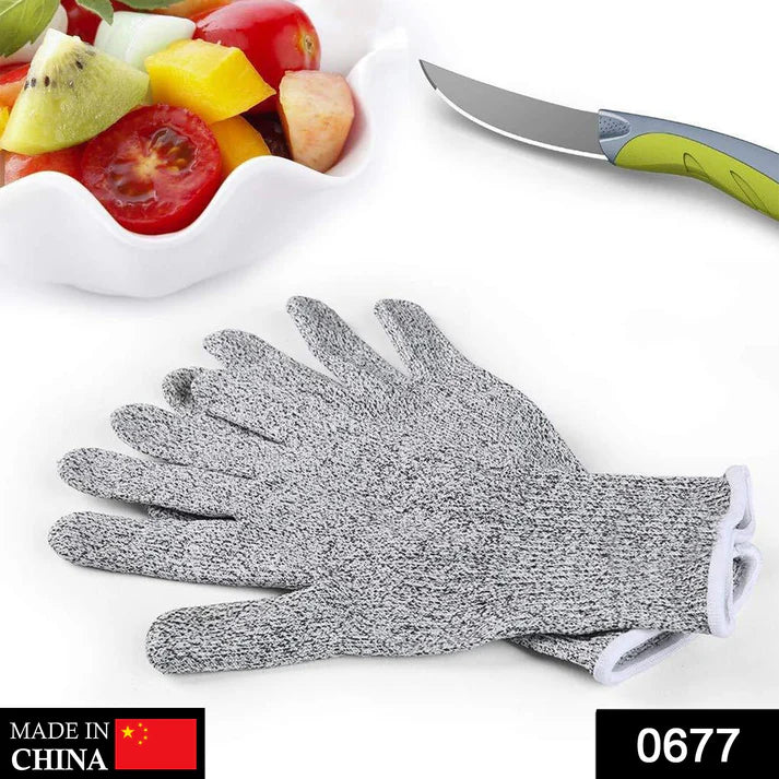 Anti Cutting Resistant Hand Safety Cut-Proof Protection Gloves (Multicolour) - Garden Tools
