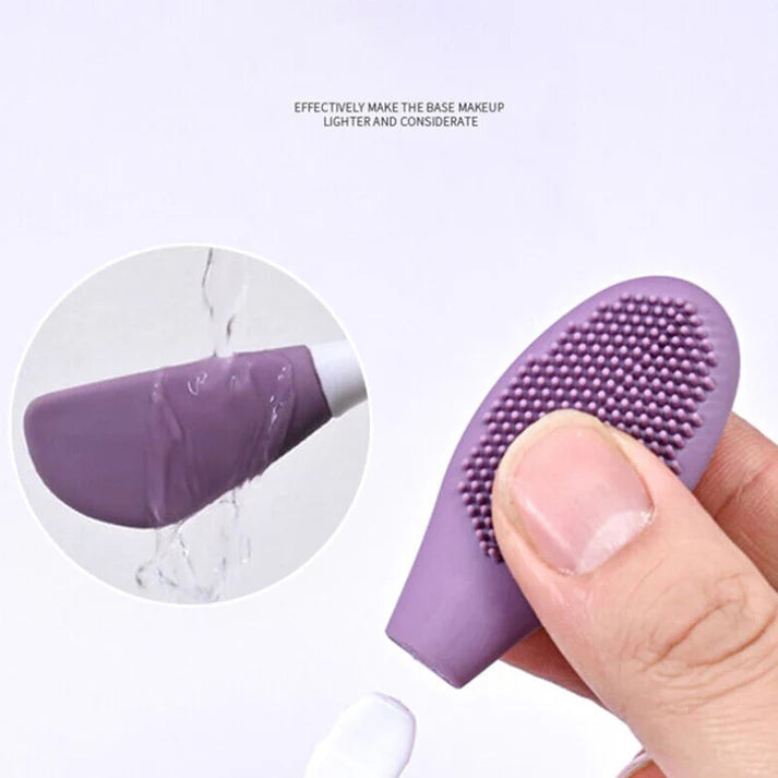 Double-Headed Silicone Mask Brush – Facial Cleansing & Mask Application Tool (1 Pc) - Bestselling Products