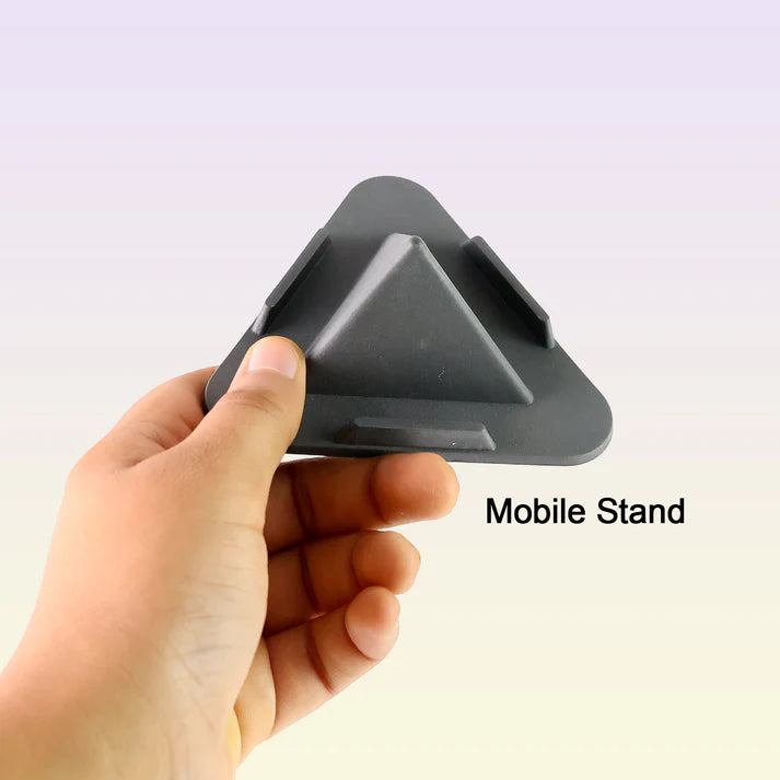 Pyramid Grey Mobile Stand with 3 Different Inclined Angles - Electronics