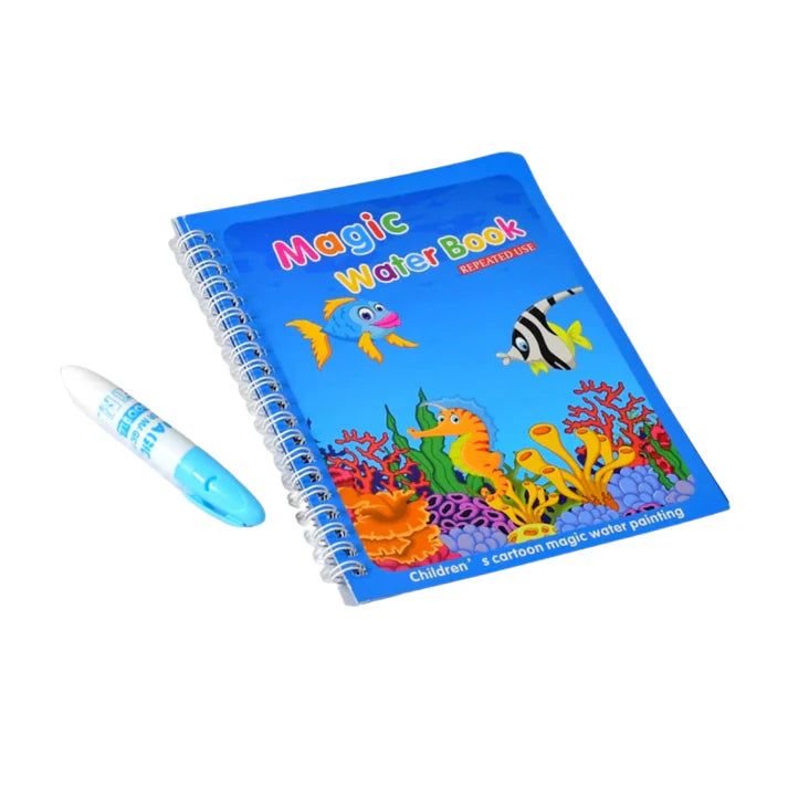 Magic Water Quick Dry Book Water Coloring Book Doodle with Magic Pen Painting Board  - Bestselling Products