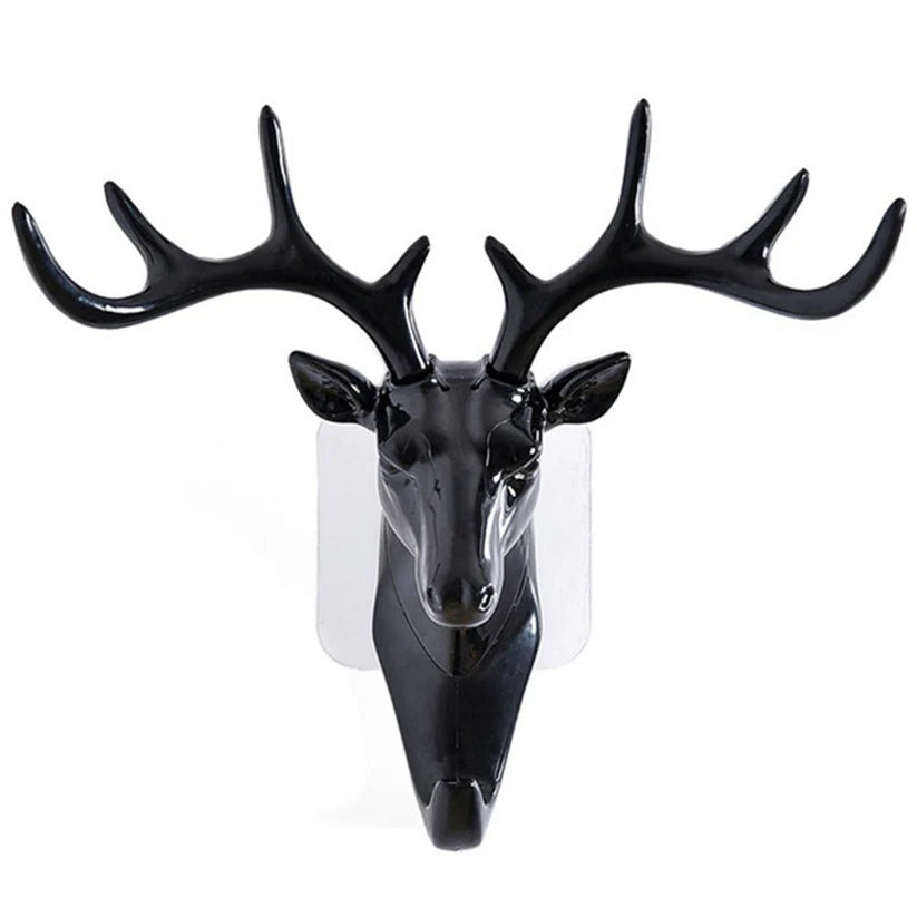 Deer Head Self Adhesive Wall Door Hook Hanger - Bestselling Products