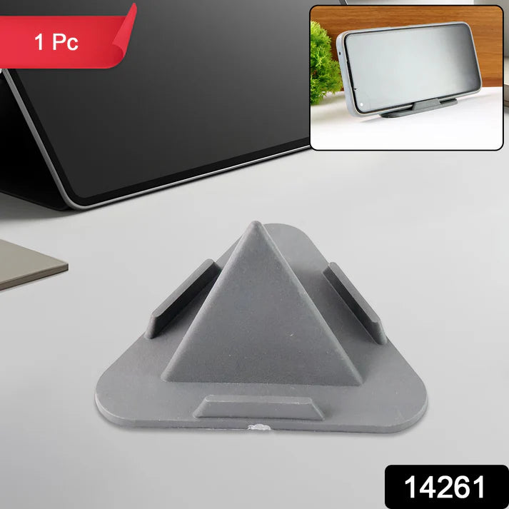 Pyramid Grey Mobile Stand with 3 Different Inclined Angles - Electronics