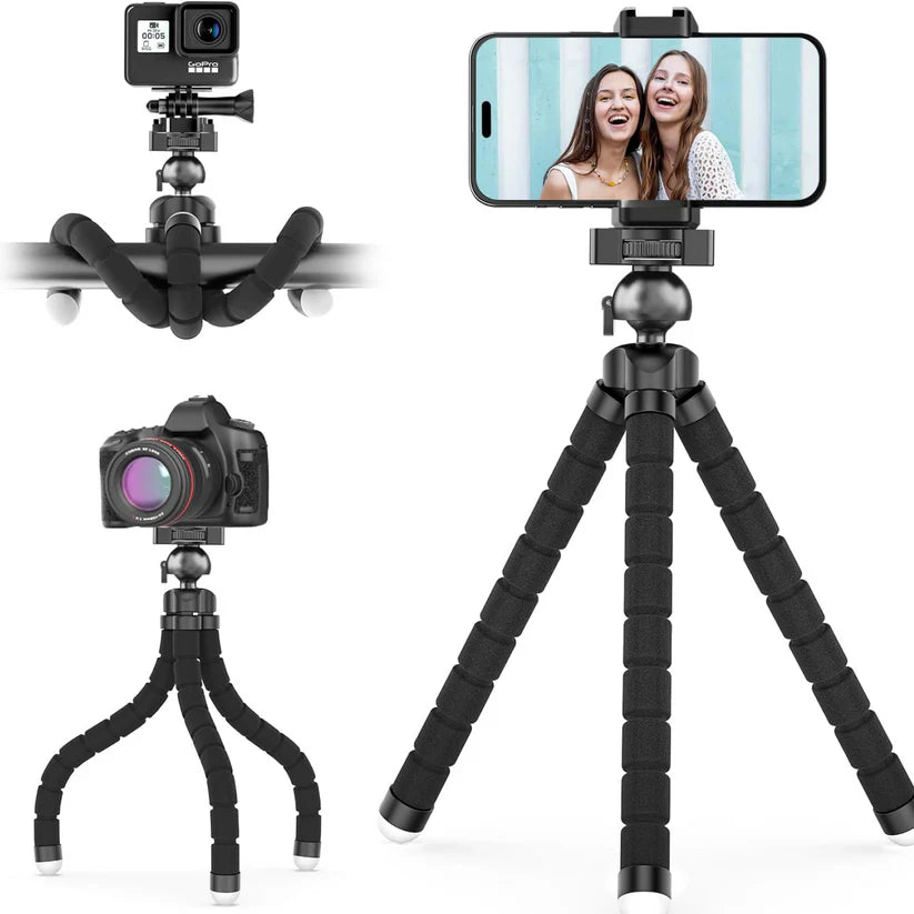 Flexible Mini Tripod Stand with Adjustable Mobile Holder  - Bestselling Products