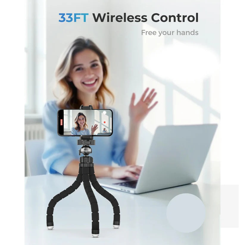 Flexible Mini Tripod Stand with Adjustable Mobile Holder  - Bestselling Products