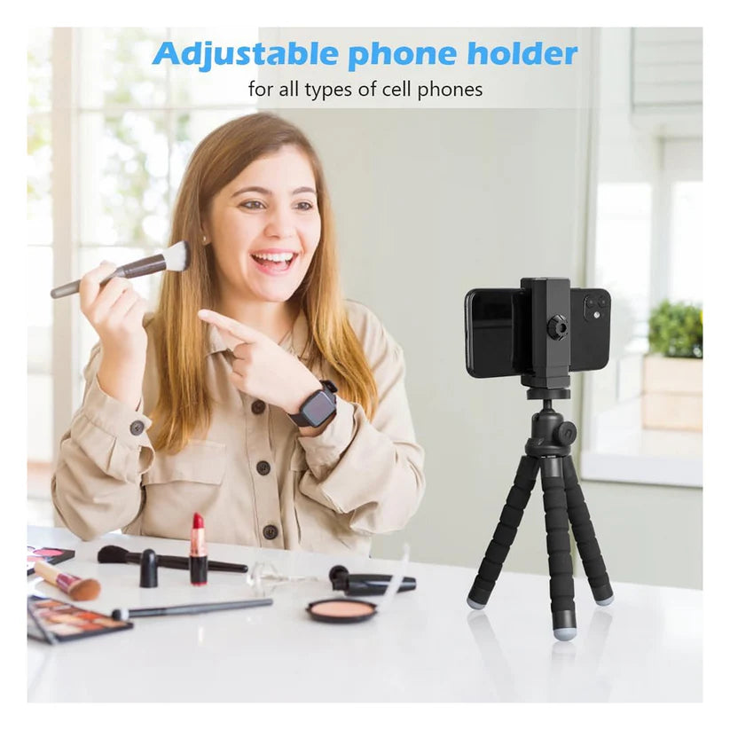 Flexible Mini Tripod Stand with Adjustable Mobile Holder  - Bestselling Products