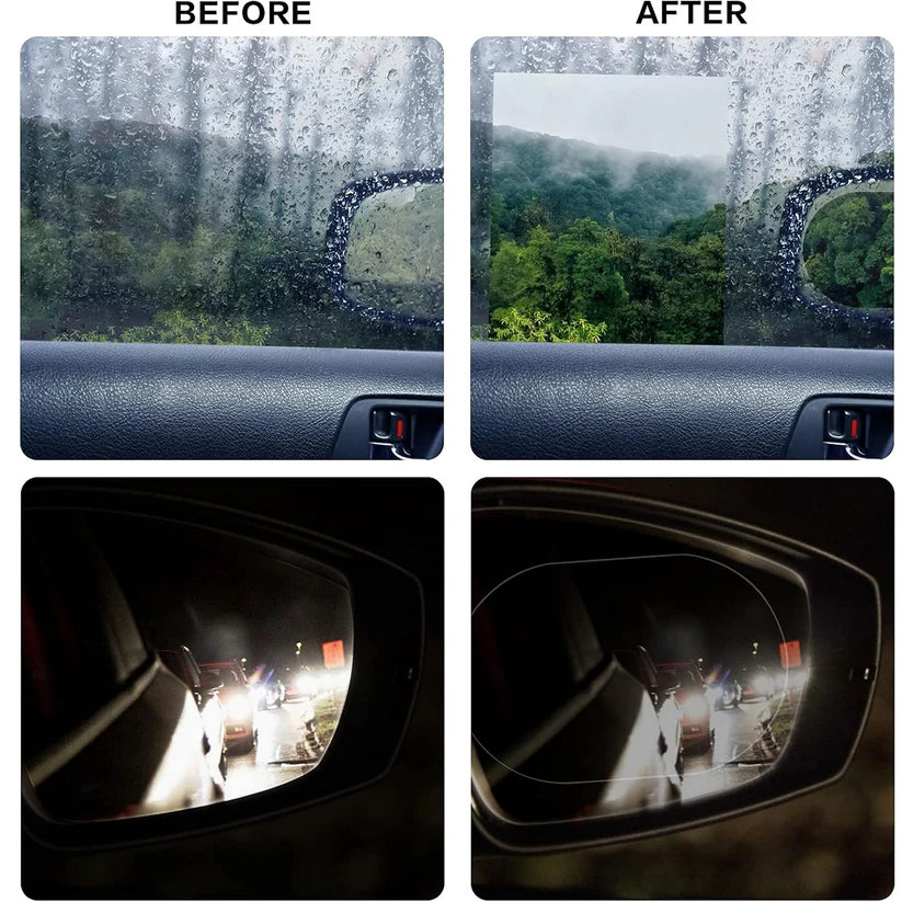 Anti-Fog & Anti-Scratch Rearview Car Mirror Film – HD Clear Protective Sticker for Safe Driving (1 Pc)  - Bestselling Products