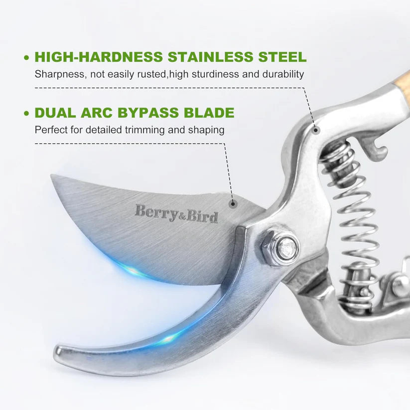 Stainless Steel Garden Scissors, flower cutter - Garden Tools