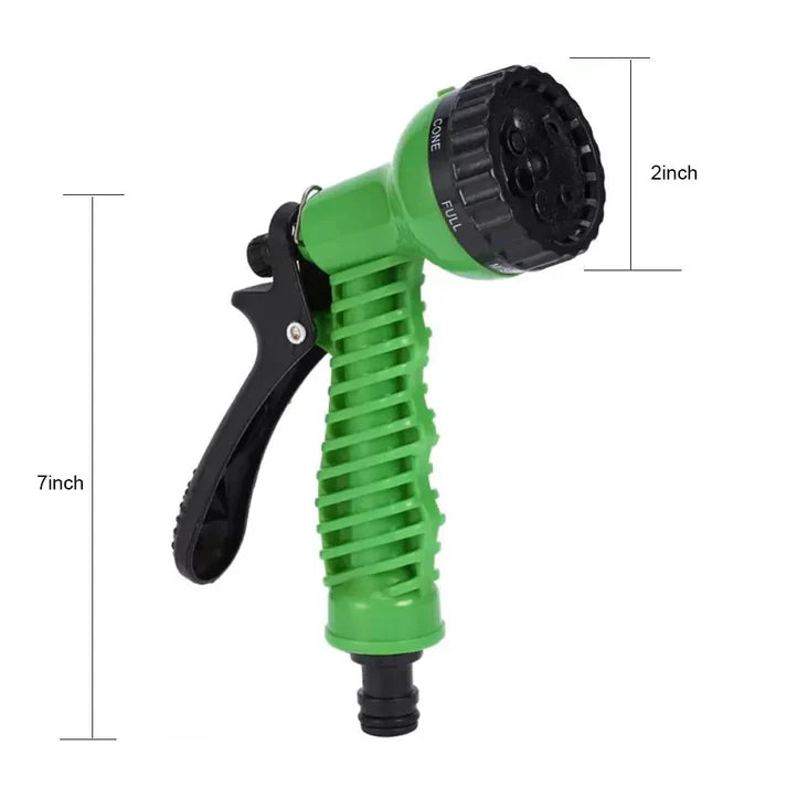 Plastic Garden Hose Nozzle Water Spray Gun Connector Tap Adapter Set - Garden Tools