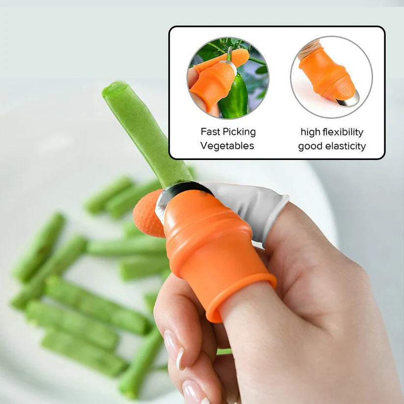 Vegetable Thumb Cutter and tool with effective sharp cutting blade system - Bestselling Products