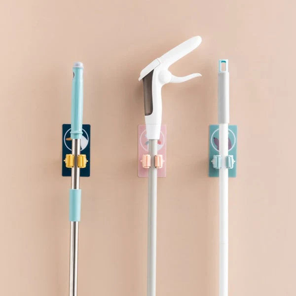 Magic Sticker Series Self Adhesive Mop and Broom Holder  - Bestselling Products