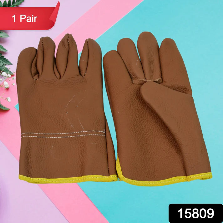 Gloves Gardening Gloves for Men Women Leather Gloves Heavy Duty Gloves (1 Pair) - Garden Tools