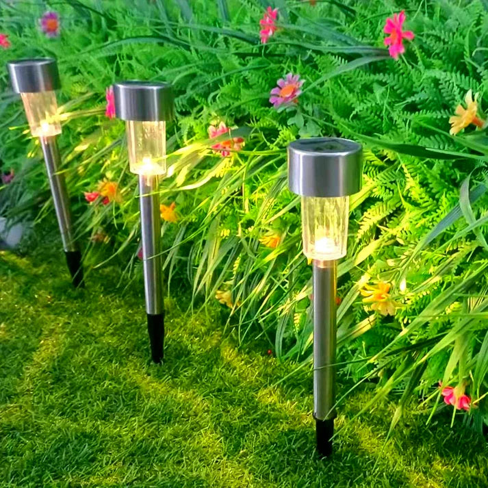 Solar Lawn Lamp Set of 12 Pc - Garden Tools