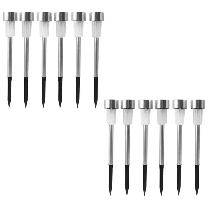 Solar Lawn Lamp Set of 12 Pc - Garden Tools