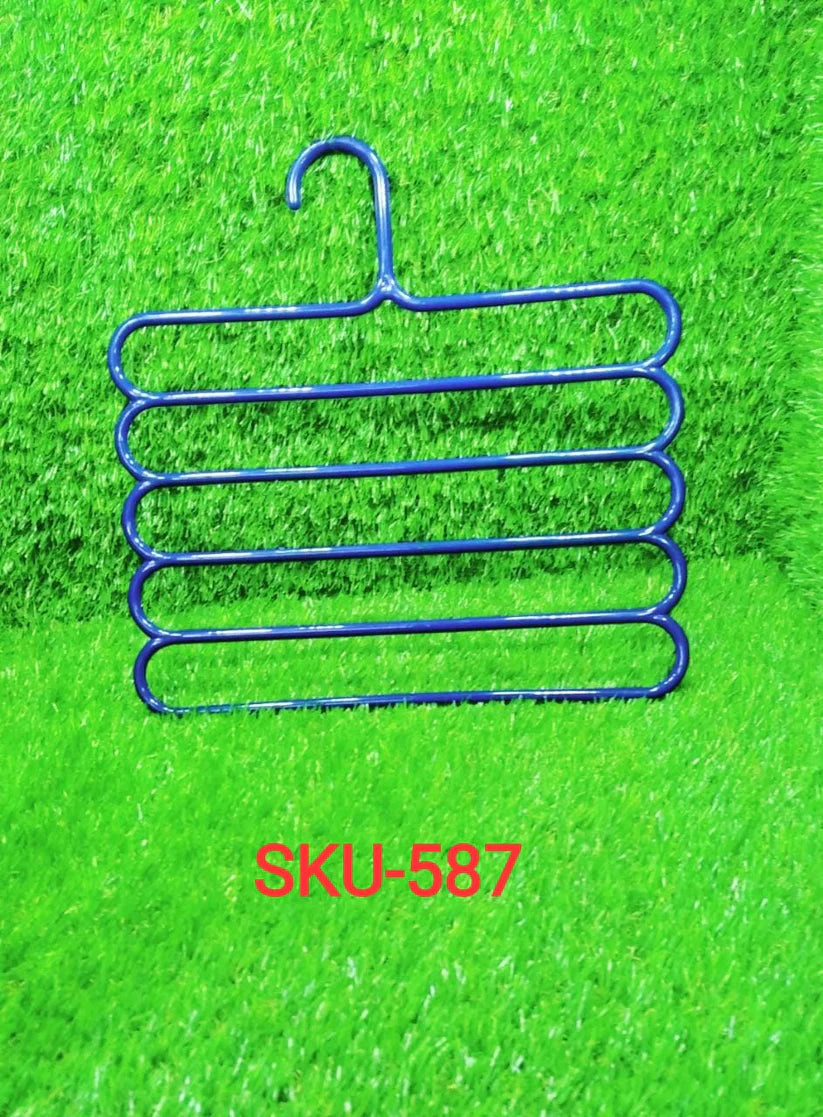 5 in 1 Multipurpose Plastic Hanger, Assorted (5-Layer)  - Bestselling Products