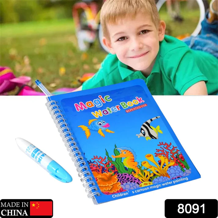 Magic Water Quick Dry Book Water Coloring Book Doodle with Magic Pen Painting Board  - Bestselling Products